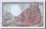 France 20 Francs Banknote, 20 F 1942-1950 ''Pêcheur'', 1947-01-09 -