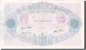 France 500 Francs Banknote, 500 F 1888-1940 ''Bleu et Rose'' -