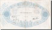 France 500 Francs Banknote, 500 F 1888-1940 ''Bleu et Rose'' -