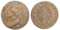 France 12 Deniers Coin, 12 deniers français, Strasbourg -