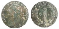 France 12 Deniers Coin, 12 deniers françois, Paris, Bronze -