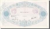 France 500 Francs Banknote, 500 F 1888-1940 ''Bleu et Rose'' -