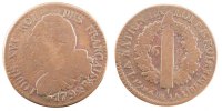 France 6 Deniers Coin, 6 deniers français, Strasbourg -
