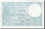 France 10 Francs Banknote, 10 F 1916-1942 ''Minerve'', 1939-05-19 -