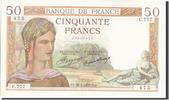 France 50 Francs Banknote, 50 F 1934-1940 ''Cérès'', 1935-02-28 -