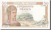 France 50 Francs Banknote, 50 F 1934-1940 ''Cérès'', 1935-04-04 -