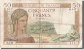 France 50 Francs Banknote, 50 F 1934-1940 ''Cérès'', 1935-01-17 -
