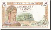 France 50 Francs Banknote, 50 F 1934-1940 ''Cérès'', 1935-06-06 -