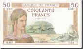 France 50 Francs Banknote, 50 F 1934-1940 ''Cérès'', 1935-02-21 -