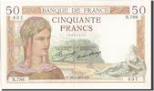 France 50 Francs Banknote, 50 F 1934-1940 ''Cérès'', 1935-02-28 -