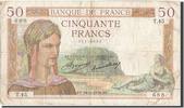 France 50 Francs Banknote, 50 F 1934-1940 ''Cérès'', 1934-11-15 -
