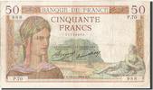 France 50 Francs Banknote, 50 F 1934-1940 ''Cérès'', 1934-11-15 -
