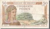 France 50 Francs Banknote, 50 F 1934-1940 ''Cérès'', 1934-11-15 -