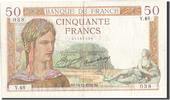 France 50 Francs Banknote, 50 F 1934-1940 ''Cérès'', 1934-11-15 -