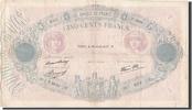 France 500 Francs Banknote, 500 F 1888-1940 ''Bleu et Rose'' -