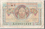 France 10 Francs Banknote, 1947 French Treasury, 1947 -