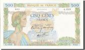 France 500 Francs Banknote, 500 F 1940-1944 ''La Paix'', 1940-12-05 -
