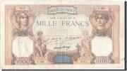 France 1000 Francs Banknote, 1 000 F 1927-1940 ''Cérès et Mercure'' -