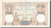 France 1000 Francs Banknote, 1 000 F 1927-1940 ''Cérès et Mercure'' -
