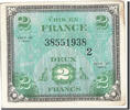 France 2 Francs Banknote, 1944 Flag/France, 1944 -