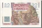 France 50 Francs Banknote, 50 F 1946-1951 ''Le Verrier'', 1951-02-01 -