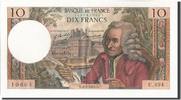 France 10 Francs Banknote, 10 F 1963-1973 ''Voltaire'', 1969-05-08 -