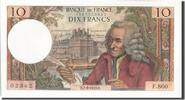 France 10 Francs Banknote, 10 F 1963-1973 ''Voltaire'', 1972-09-07 -