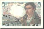 France 5 Francs Berger, 1947-10-30, Fayette:5.7, KM:98b -