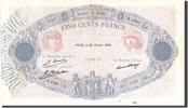 France 500 Francs 500 F 1888-1940 ''Bleu et Rose'', KM:66k, 1928-02-2...