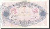 France 500 Francs 500 F 1888-1940 ''Bleu et Rose'', KM:66j, 1922-05-1...