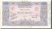 France 1000 Francs 1 000 F 1889-1926 ''Bleu et Rose'', KM:67j, 1925-0...