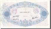 France 500 Francs Banknote, 500 F 1888-1940 ''Bleu et Rose'' -