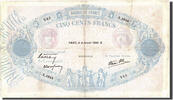 France 500 Francs Banknote, 500 F 1888-1940 ''Bleu et Rose'' -