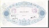 France 500 Francs Banknote, 500 F 1888-1940 ''Bleu et Rose'' -