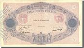 France 500 Francs Banknote, 500 F 1888-1940 ''Bleu et Rose'' -