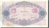 France 500 Francs Banknote, 500 F 1888-1940 ''Bleu et Rose'' -