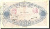France 500 Francs Banknote, 500 F 1888-1940 ''Bleu et Rose'' -