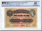 EAST AFRICA 20 Shillings = 1 Pound Banknote, 1955-01-01, KM:35, graded -