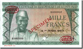 1000 Francs 1960 Guinea Geldschein, 1960-03-01, Specimen, KM:15s, UNZ UNZ