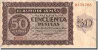 Spain 50 Pesetas Banknote, 1936-11-21, KM:100a -