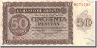 Spain 50 Pesetas Banknote, 1936-11-21, KM:100a -