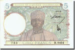 French West Africa 5 Francs Banknote, 1942-05-06, KM:25 -