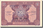 FRENCH INDO-CHINA 20 Cents Banknote, Undated (1942), KM:90 -