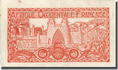 French West Africa 0.50 Franc Banknote, Undated (1944), KM:33a -