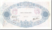 France 500 Francs Bleu et Rose, 1939-09-14, Fayette:31.39 -