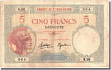 French Somaliland 5 Francs Banknote, KM:6b -
