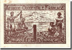 French West Africa 1 Franc Banknote, 1944, KM:34b -