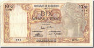Algeria 10 Nouveaux Francs Banknote, 1961-02-10, KM:119a -