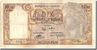 Algeria 10 Nouveaux Francs Banknote, 1961-02-10, KM:119a -