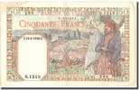Algeria 50 Francs Banknote, 1942-08-14, KM:87 -